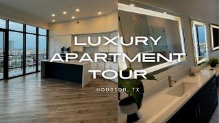 LUXURY PENTHOUSE HIGH-RISE APARTMENT TOUR IN HOUSTON