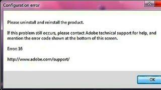 How to Solve Error Code 16 in All Adobe Products [100% Working] in Windows 10 ||  Tutorial 2021