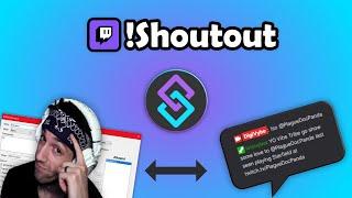 How to Setup Twitch Shout-Out Command Using Streamer Bot