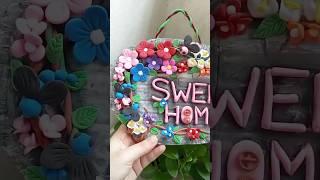 Clay sweet home hanging. part-2 .#clayart #shorts