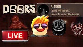 Roblox Doors A-100 LIVE mit EUCH schaffen?! (mit LANKABEL) - Livestream Live jetzt