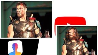Thor Photo editing to faceapp  ||PicsArt editing ||#shotrs #shortsvideo #youtubeshorts