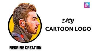 Cartoon Portrait Logo || PicsArt Tutorial 2020