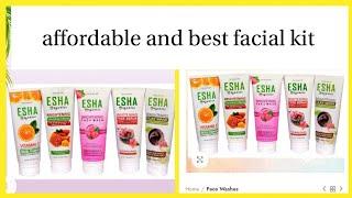 #facial kit review #esha organics #skin care poducts #afforable facial kit #esha_organics