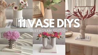 11 VASE DIY IDEAS | EASY HOME DECOR IDEAS 