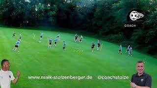 Fussballtraining: fußballspezifisches ￼Warm up Teil 2: Lauf ABC, Passen und Koordination