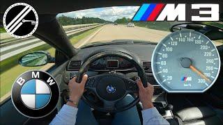 BMW M3 E46 | 343 PS | Top Speed Drive German Autobahn No Speed Limit POV