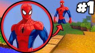 i Found Real SPIDER-MAN  in Minecraft | ( Part-1 ) |