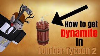 [Lumber Tycoon 2] How to get Dynamite