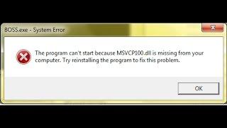 Solucionar Error MSVCR100.dll  Para Todos Los Juegos Y Programas (2025)