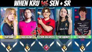 When SEN Zellsis SR Sarah & Inspire Faced THE Destroyer KRU Keznit & Katsumi in Ranked | Valorant