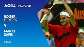 Roger Federer v Marat Safin Full Match | Australian Open 2004 Final