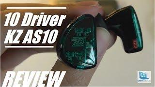 REVIEW: KZ AS10 - Crazy 10 Driver IEM HiFi Earbuds!