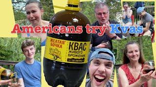 Americans try Russian Kvas for the first time