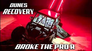 Recovering a RZR Pro R From Glamis Dunes, Maverick R Broke?? EP 385