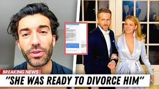 Blake Lively Was Planning To DIVORCE Ryan Reynolds For Justin Baldoni | Text Messages Reveals All