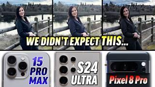 S24 Ultra vs 15 Pro Max vs Pixel 8 Pro: Blind Camera Test!