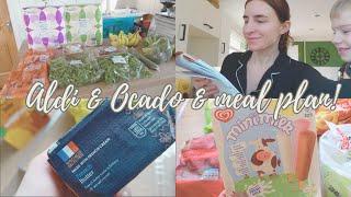 ALDI & OCADO GROCERIES + MEAL PLAN | FAMILY OF 5