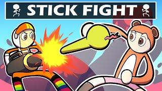 SPAMMING SNAKE GUN IN STICK FIGHT THE GAME!