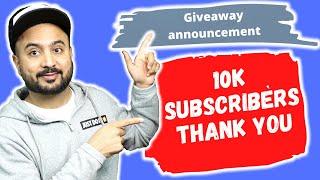 10K Subscribers Special Thank You | First Giveaway Announcement