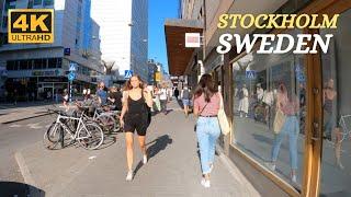 Stockholm - City Center - 4K - Sweden - Walking Tour