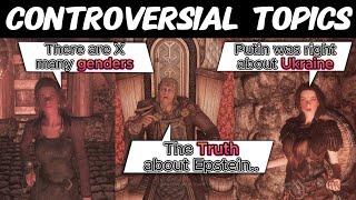 AI NPCs Tell Me The Truth on Today’s Most Controversial Topics! | Skyrim | WildDigga