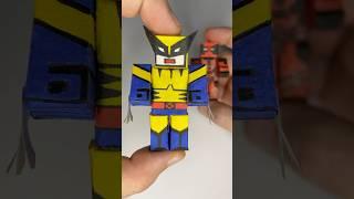 СУПЕР ГЕРОЙ из ЛАСТИКА  #diy #самоделки #minecraft #wolverine