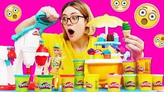 Knetspaß mit Lena. Eiswagen für Barbie. Play Doh Video für Kinder