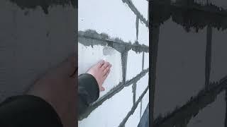 Строительство дома из газоблока зимой #екатеринбург #строительство #газоблок
