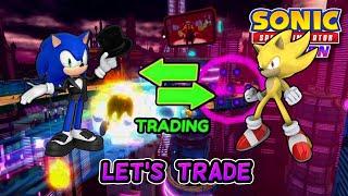 Trading with 𝙏𝙐𝙓𝙀𝘿𝙊 𝙎𝙊𝙉𝙄𝘾 in Sonic Speed Simulator