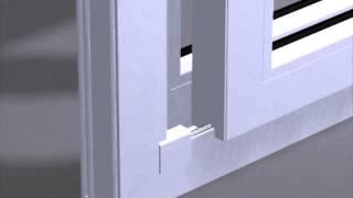 HARDWARE INSTALLATION OF UPVC TWIN SASH SLIDE WINDOWSCRESCENT LOCK TYPE HD 720p