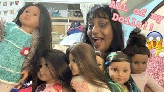 My American Girl Dolls + 18 Inch Doll COLLECTION!