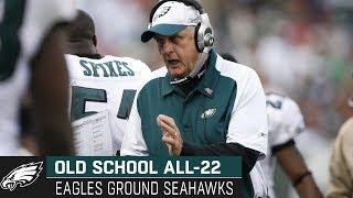 Jim Johnson's Blitzes Ground Seahawks | Eagles Old School All-22