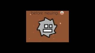 mewing in gd‍️/мьюинг в гд‍️ #mewing #chad #gd #geometrydash  #trending #inshot