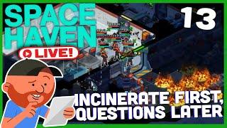 Space Haven [LIVE] S12 E13 | But This Time We AIM | Space-ship Building Sim