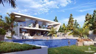 LUMION 9 RENDERING TUTORIALS #6 BACKYARD POOL HOUSE