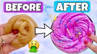 Fixing SCAM SLIMES off the INTERNET!  *Slime Makeovers DIY*