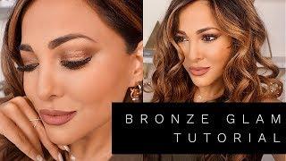 BRONZE GLAM MAKEUP TUTORIAL | Lina Noory