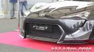 unveiling of the New Toyota ft86,ft-86 concept 2 at fujispeedway 8/6/2011