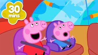 The Dirt Blasting Car Wash!  | Peppa Pig Tales Full Episodes