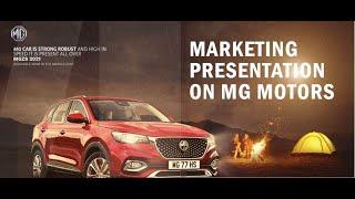 Morris garage (MG), SAIC Motor, 4Ps Marketing Mix Project Presentation for MBA Students