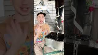 #ad Manny Michael lets make chicken wings in the deep fryer from the TikTok Shop! #chickenwings #dee