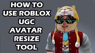 How to use Roblox UGC Accessory resize tool