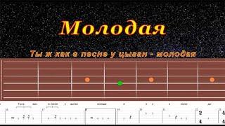 Молодая (cover) | Гитара на одной струне