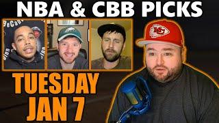 Tuesday Picks with Kyle Kirms | NBA CBB January 7th