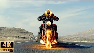 Призрачный гонщик преследует Рорка 4К. Ghost Rider chases Roarke