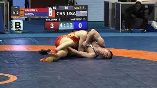 Qual. GR - 60 kg: S. WALIHAN (CHN) v. I. HAFIZOV (USA)