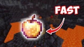 FASTEST Way to Get the Enchanted Golden Apple in Minecraft