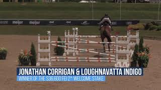 Jonathan Corrigan win's the $36,600 FEI 2* Welcome stake!