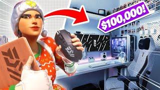 Team Flawless $100,000 Fortnite Gaming Setup Tours!